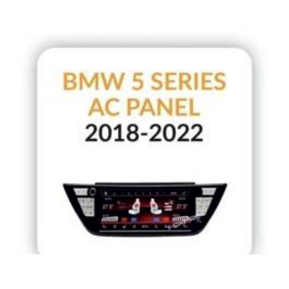 BMW BMW 5 Series AC Panel 2018-2022 - Shreenathji's Car-Tech Studio