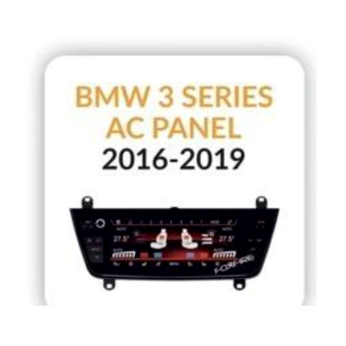 BMW BMW 3 Series AC Panel 2016-2019 - Shreenathji's Car-Tech Studio