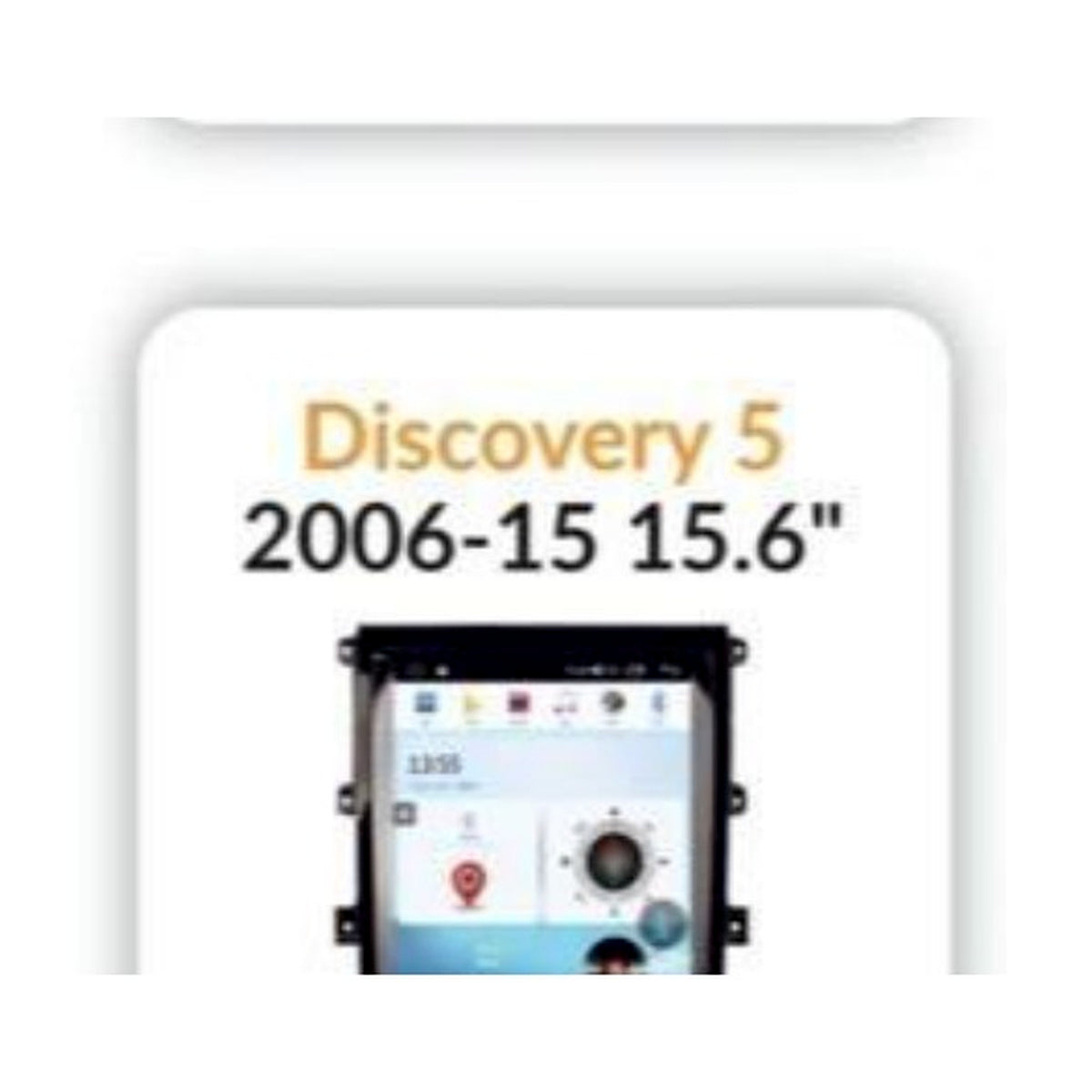 Range Rover / Land Rover Discovery 5 2006-15 15.6" - Shreenathji's Car-Tech Studio