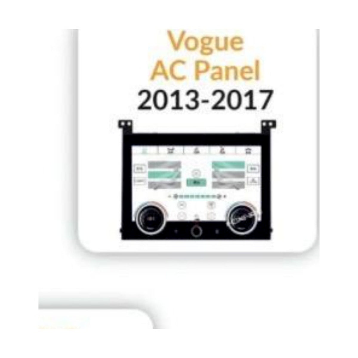 Range Rover / Land Rover Vogue AC Panel 2013-2017 - Shreenathji's Car-Tech Studio