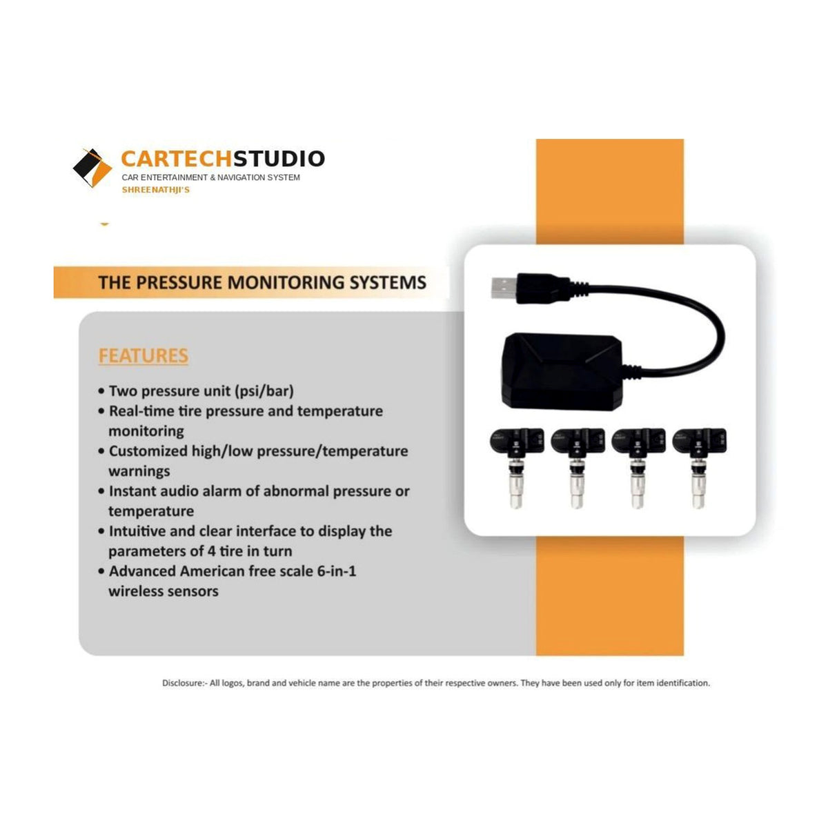 Tyre Pressure Monitoring System - Shreenathji's Car-Tech Studio